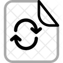 Sync Document  Icon