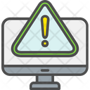 System Error Computer Alert Computer Warning Icon