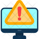 System Error Computer Alert Computer Warning Icon