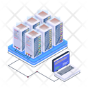Storage Servers Dataserver Network Data Display Icon