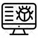 System Bug System Virus Malware Icon