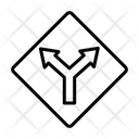 T-junction Icon