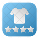 T Shirt Rating Icon