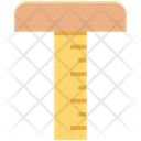 T Square Carpenter Scale Ruler Icon