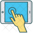 Tablet Hand Touchscreen Icon