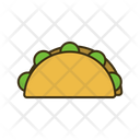 Taco Tortilla Wrap Icon