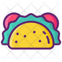 Tacos Mexican Dish Tortilla Icon