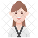 Taekwondo Player Icon
