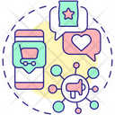 Customer Engagement Strategy Icon