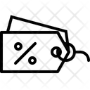 Tag Etikett Rabatt Symbol