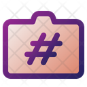 Tag Camera Hashtag Icon