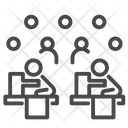 Tailors Sewing Machine Garment Factory Icon