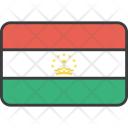 Tajikistan Asian Country Icon