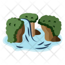 Takashiho Gorge Waterfall Icon