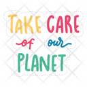 Take Care Of Our Planet Icon