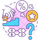 Taking Gamified Quizzes Icon