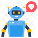 Chatting Robot Talking Robot Chat Robot Icon