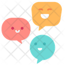 Talking Friends Coversation Icon