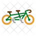 Tendem Bicycle Bike Icon
