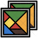 Tangram Board Cube Game Tangram Icon