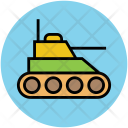 Tank Military Excavator Icon