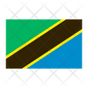 Tanzania Flag Country Icon