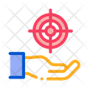 Hand Hold Target Icon
