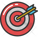 Target Shooting Dart Icon