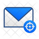Target Email Target Message Communication Icon