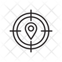 Target Location Target Place Location Pointer Icon
