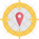 Target Map Navigation Icon