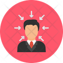 Target Businessman Audience Business Icon