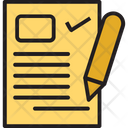 Task Complete Checkmark Verified Document Icon