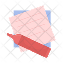 Tasks On Note Papers Icon