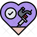Tattoo Machine Heart Tattoo Machine Heart Icon