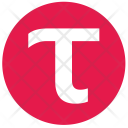 Tau Alphabet Greek Icon