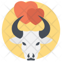 Taurus Bull Zodiac Icon