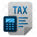 Tax Paper File Icon