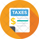 Tax Revenue Paper Icon