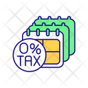Tax Holiday Icon