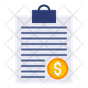 Tax Paper Tax Document Finance Report Icon