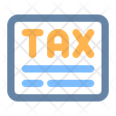 Tax Paper Tax Document Tax Receipt Icon