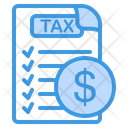 Tax Payment Tax Tax Document Icon