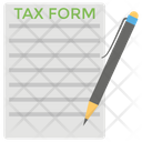 Tax Return Tax Form Taxpayer Document Icon