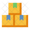 Stock Inventory Cardboard Icon