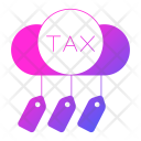 Taxes cloud  Icon