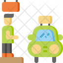 Taxi Travel Transportation Icon