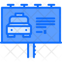 Taxi Advertisement Icon