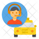 Operator Taxi Customer Service Icon