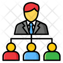 Business Network Businessman Connections Business Interconnection Icon